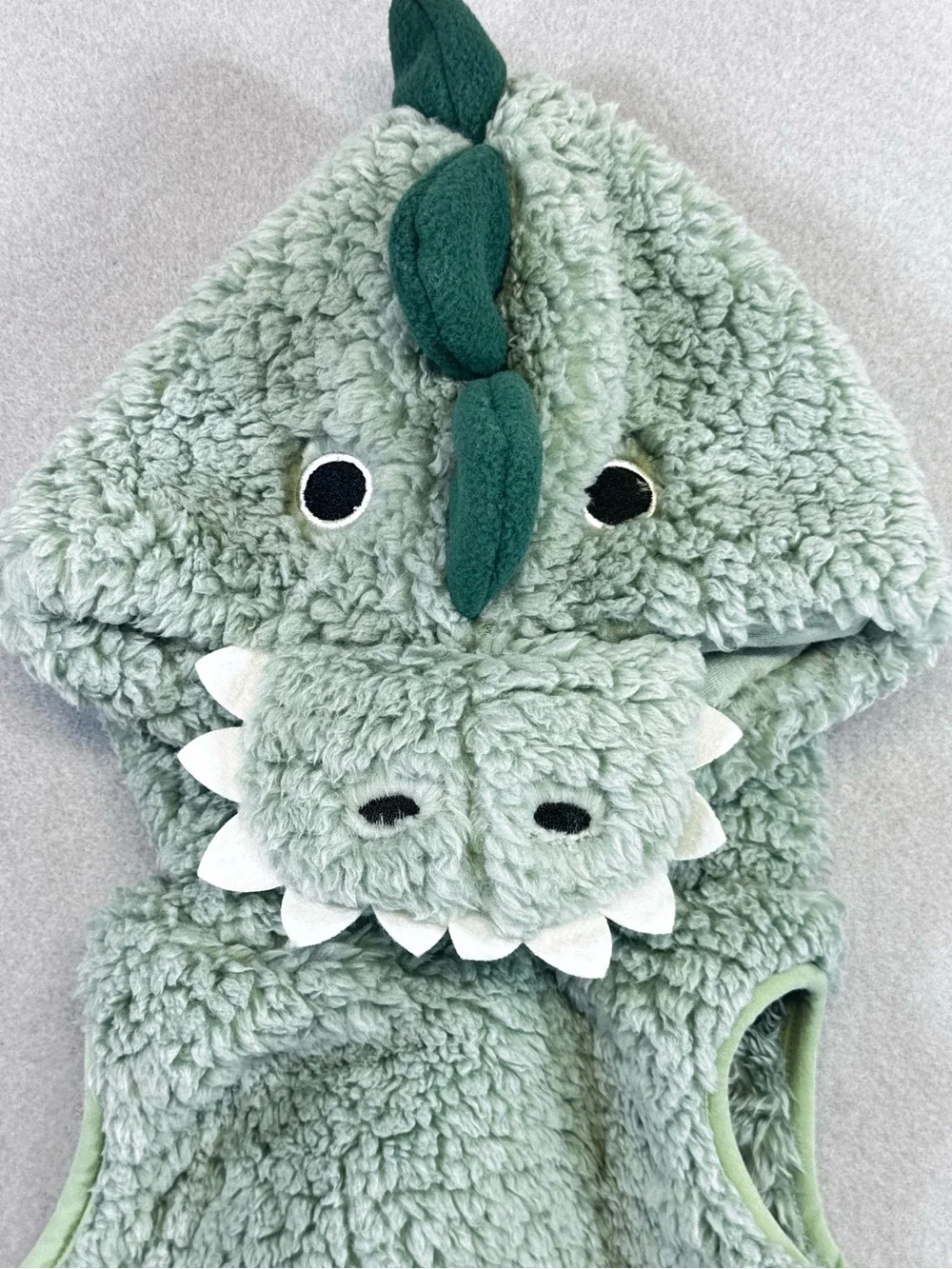 Dinosaur Costume Cute Sleeveless Romper With Hood (3-6 Months)